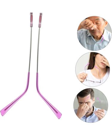 Goohochy Glasses Frames - Replacement Parts & Repair Set for Eyewear | Metal Violet Legs & Feet 13.5x0.6cm - Buy Online on GoSupps.com