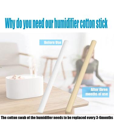 SKmoon Humidifier Filter Refill Sticks 50 Pieces Humidifier Sticks Cotton Travel Humidifier Sticks Car Humidifier Replacement Parts for Mini Portable Personal USB Powered Humidifiers - Buy Online on GoSupps.com