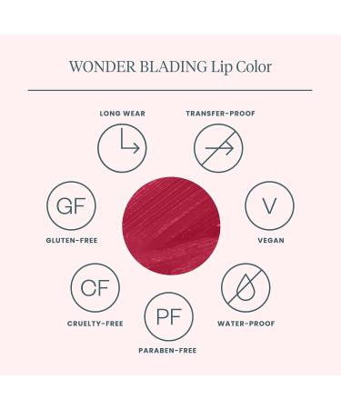 Wonderskin Wonder Blading Long Lasting Red Lip Stain - Divine Masque | Waterproof & Transfer Proof Natural Lip Tint - Buy Online on GoSupps.com