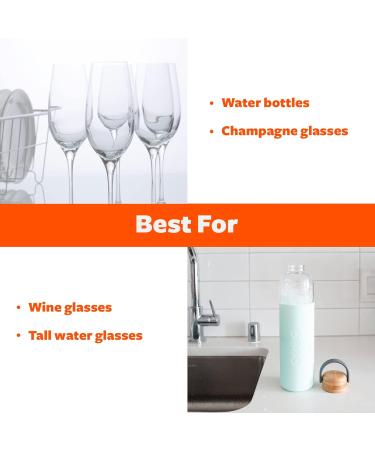 Full Circle Magic Wand Replacement Head Sponge Head for Washing Glasses Non Scratch Glass Safe Scrubber Sponge - Buy Online on GoSupps.com