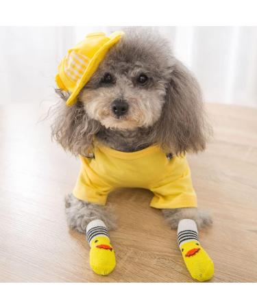 Hwtcjx 8 Pcs Paw Protector Dog Socks Paws Stop Licking Socks for Dogs Non-Slip Pet Socks Pet Socks with Rubber Non-Slip Warmth Anti-Scratch Suitable for Indoor Wear 30x75 mm (S/M) - Buy Online on GoSupps.com