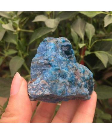 Crystal 120-130g Natural raw Apatite Quartz Crystal Rough Stone Rock Gemstone Natural Stones and Minerals Specimen Suitable for Home Office Decoration FZUGEDRLI - Buy Online on GoSupps.com