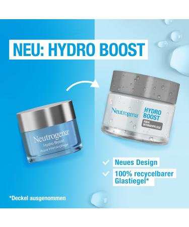 Neutrogena Hydro Boost Face Cream 50ml - Revitalising Booster with Hyaluronic Acid & Antioxidants Oil-Free Intensive Care for All Skin Types - Buy Online on GoSupps.com