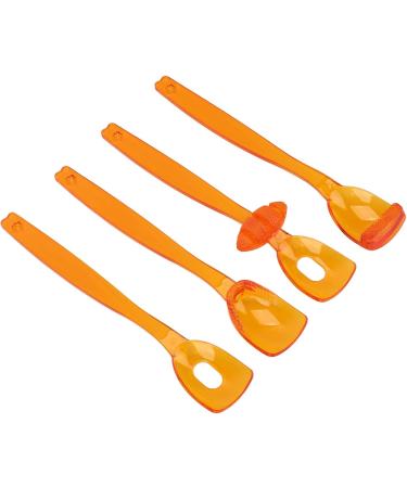 Buy Tongue Muscle Trainer Set - 4-Piece Rehabilitation Training for Teens | Speech Aid & Lip-Tongue Training Spoon - Orange - Buy Online on GoSupps.com