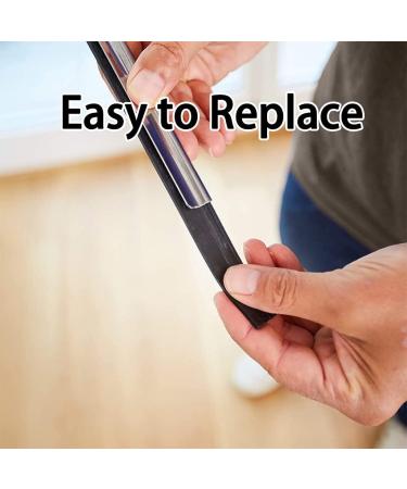 Window Squeegee Refills Replacement Squeegee Rubber Window Cleaning Tool Part Shower Cleaner 2 Colors for Bathroom Glass Black - Buy Online on GoSupps.com