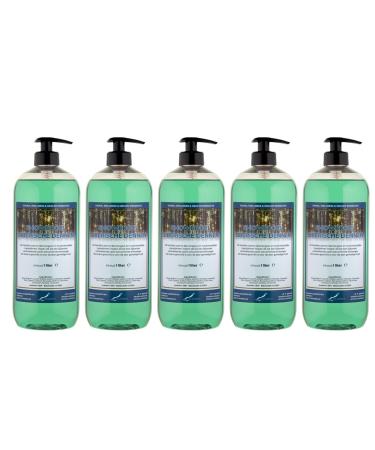 Claudius Showergel Siberian Pine 5 x 1 liter with 5 pumps transparent