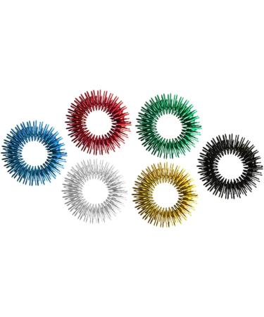 Ultechnovo 12 StK Game Set - Mini Toys for Kids | Spiky Finger Massage Roller & Acupressure Rings | Ideal for Elementary School Play - Buy Online on GoSupps.com