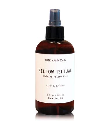 Muse Bath Apothecary Pillow Ritual - Aromatic, Calming and Relaxing Pillow Mist, Linen and Fabric Spray - Infused with Natural Aromatherapy Essential Oils - 8 oz, Fleur du Lavender Pillow Ritual - Fleur du Lavender 8 Ounce