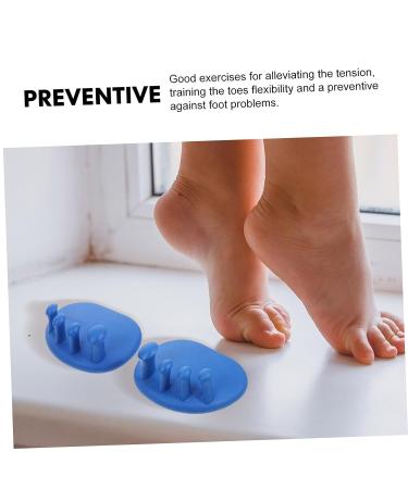 Healeved Flex Tools 1 Pair Arch Trainer Sports Accessories - Blue Silica Gel Thumb Splint for Bunion Relief - 11x10x6cm - Buy Online on GoSupps.com