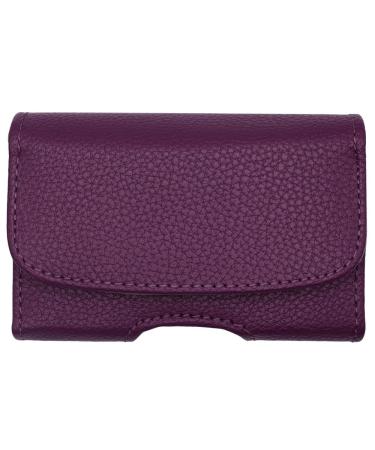 2022 Style Pouch Case with Clip for Tandem Insulin Pumps t:Slim X2 (22-H1-PURPLE)