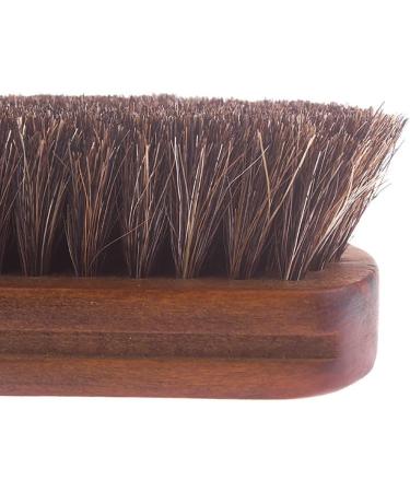 Horsehair Shoe Polish Brush Shine Brush Horse Hair Leather Cleaning Brush Leather Care Tools for Polishing Shoes Clothes Handbags - Buy Online on GoSupps.com