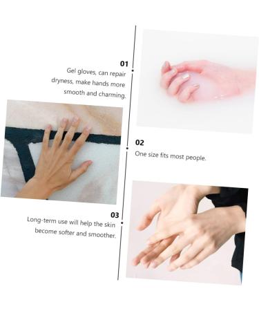 minkissy 2 Pairs Gel Moisturizing Gloves Soft Elastic Gloves Restorer Tool Cracked Hands Hand Gloves Flex Tools Cotton Gloves for Dry Hands Hotfix Tool Beauty Care Gloves Hand Use Spa - Buy Online on GoSupps.com