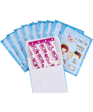 100PCS Transparent Cartoon Bandages for Kids | 10 Patterns | Fabric Adhesive & Breathable First Aid Kit - Blue Cartoon Packaging - Buy Online on GoSupps.com