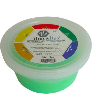 Theraflex Therapy Putty 85 g | Firm | Green 85gms Green - Firm