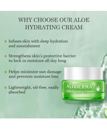 Aloderma Signature Aloe Hydrating Set - 5 Pieces - Aloe Vera Gel Cleanser Toner Serum Cream - Buy Online on GoSupps.com