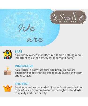 Sorelle 148 Toddler Solid Wood Bed Rail & Crib Conversion Kit | Universal & Timeless Style | Weathered White | 51"x1"x14"  Converts Crib to Toddler Bed - Buy Online on GoSupps.com