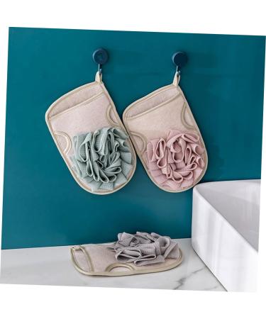 Angoily 3pcs Mud Scrubbing Gloves & Bath Tools | Exfoliating Scrubbers Loofahs & Sponges for Body & Face - International Shipping Available - Buy Online on GoSupps.com