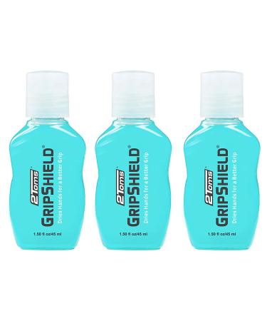 2Toms GripShield  Liquid Chalk  Grip Enhancer for Sweaty Hands  Keeps Hands Dry  1.5 Ounce  3 Bottles