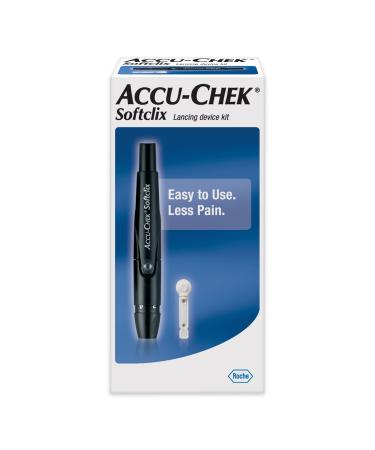 Accu-Chek Softclix Lancing Device and 10 Lancets for Diabetic Blood Glucose Testing Softclix Device