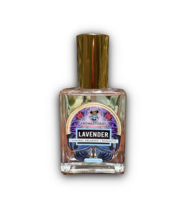 Aromastories Lavender Perfume 2oz Luxurious Authentic and Truly Lavender Aroma for you and your personal space