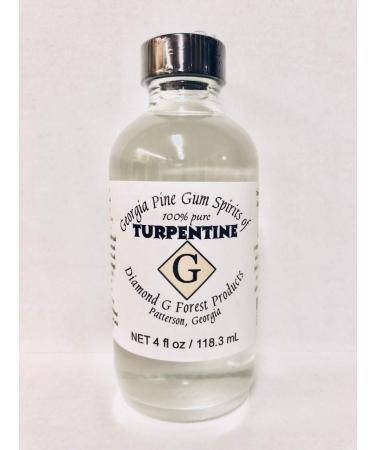 4 Oz 100% Pure Gum Spirits of Turpentine