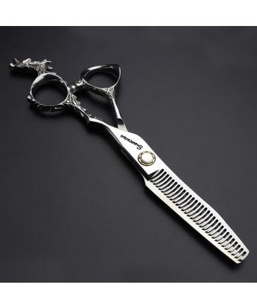 Professional 6-Inch Styling Scissors - Japanese Hairdresser Scissors with Chinese Dragon Design | 2-Piece Set for Hair Salons & DIY Haircuts - Buy Online on GoSupps.com
