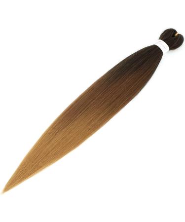 Pre-stretched Braiding Hair 26 inch 3 Packs Professional Synthetic Fiber Itch Free Hot Water Setting Crochet EZ Braids Yaki Texture Braiding Hair Extensions (T1B/30/27) 26 Inch (Pack of 3) T1B/30/27 - Buy Online on GoSupps.com