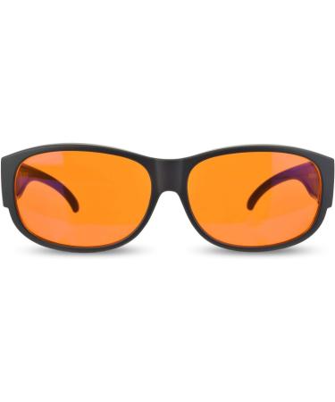 99.9% Blue Light Blocking Glasses for Sleep - Amber Nighttime Eyewear - Transform Prescription & Reading Glasses into Blue Blockers - Buy Online on GoSupps.com