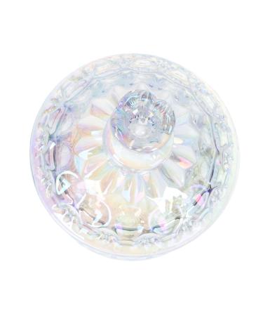 minkissy 1pc Nail Art Crystal Cup Nail Brush Dip Cup Manicure Care Tools Clear Tumbler Nail Tech Accessories Clear Fingernail Polish Acrylic Nail Brush Nail Brush Acrylic Clear Plates Glass