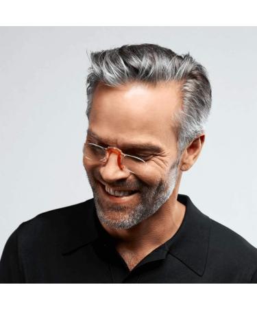 Nooz Templeless Reading Glasses Unisex - Rectangular 6 Colors 5 Diopters 1.5x - Convenient & Stylish Eyewear for All - Buy Online on GoSupps.com