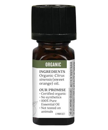 Buy Aura Cacia Organic Sweet Orange Essential Oil (0.25 fl. oz.) - Natural Aromatherapy for Wellness & Relaxation | International Shipping Available - Buy Online on GoSupps.com