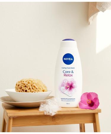  NIVEA NIVEA Care&Relax 2-in-1 Shower Gel 750 ml - Buy Online on GoSupps.com