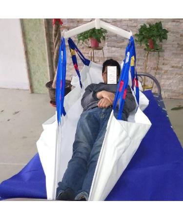 Toileting Sling Patient Lift Soft Sling Stretcher Translates The Disabled Patient Across The Bed Divided Leg Sling for Caregiver Elderly Disabled White 120*220cm - Buy Online on GoSupps.com
