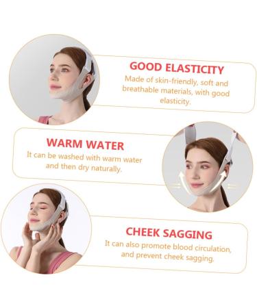 DOITOOL 1pc Thin Belt Beauty V Line up Lift Belt Slimming Strap Chin Tightening Strap Women v Line Strap Chin Reducer Strap Woman Slimming Belt Major Silica Gel - Buy Online on GoSupps.com