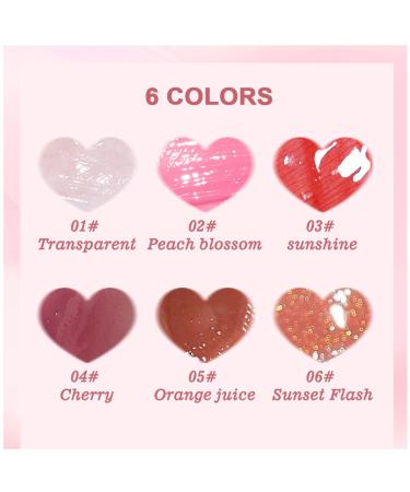 Shop 6 Colors Lip Oil | Hydrating Tinted Plumping Gloss | Non-Sticky Nourishing Lip Care - Buy Online on GoSupps.com