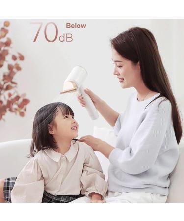 Cordless Hair Dryer 300W Rechargeable Blow Dryer 3 Heating/Speed & Cold Settings Portable Wireless Hairdryer for Travel Outdoor Home Contain 2 Nozzle - Buy Online on GoSupps.com