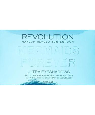 Makeup Revolution London 32 Eyeshadow Palette - Mermaids Forever 20.00g - Buy Online on GoSupps.com