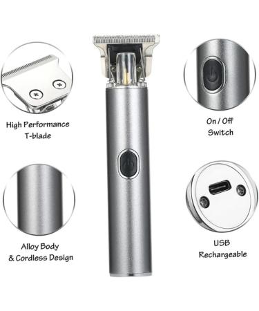 FRCOLOR Husband 1 Set Special Carving Clippers Hubby Husband Electric Push Shears Oil Head Clipper Man Electric Leg Electric Men Trimmer USB Clipper Portapotty 14.7X2.4X2.4cm Silver - Buy Online on GoSupps.com