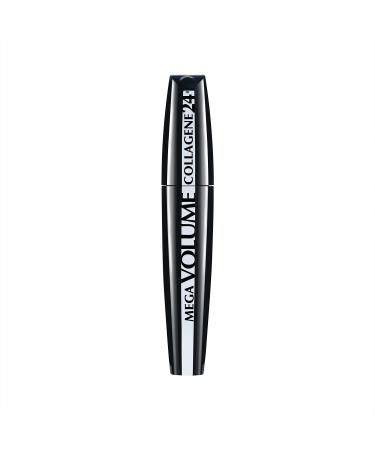 L'Or al Paris Mega Volume Collagene 24h Mascara black - mascara for mega voluminous eyelashes - 1 Pack (1 x 9 ml) Black 9 ml (1 Pack) - Buy Online on GoSupps.com