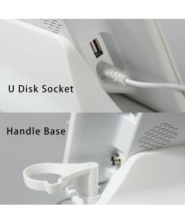 10.1-Inch Skin Scalp Hair Follicle Detector - Portable Hair Tester with 200x Probes & Photo Storage for Home Beauty Salon | International Shipping Available - Buy Online on GoSupps.com