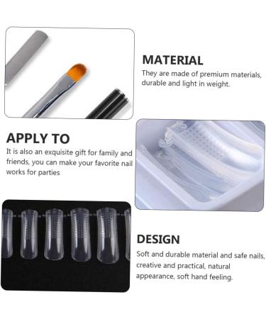 FRCOLOR Tools Set nail extension manicure extension clip clamp nail art tools dual forms Manicure Supplies Nail Plate Decor crystal decor Nail Model white nail clipper lengthen Art - Buy Online on GoSupps.com