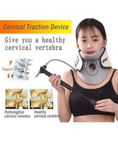 Safwel Cervical Traction Neck Pain Relief | Heated Neck Care Tools for Effective Correction & Recovery - Buy Online on GoSupps.com