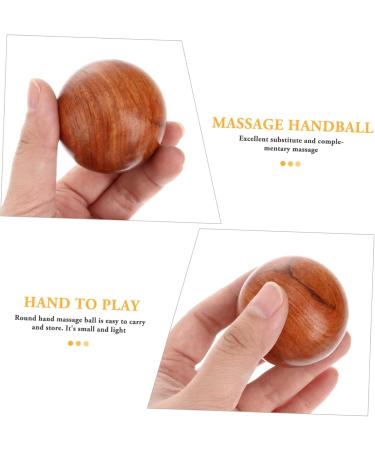 Homsfou Wooden Hand Massage Roller & Baoding Stress Balls - Premium Fitness Massage Accessories for Relaxation & Exercise - Buy Online on GoSupps.com