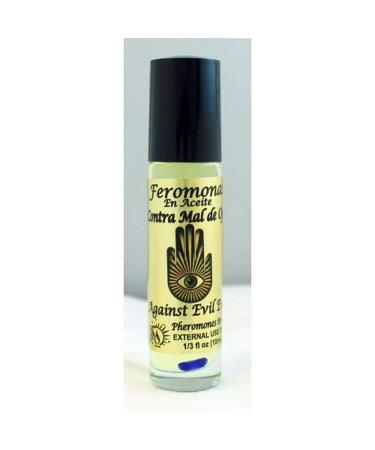 3 PIECES BRYBRADAN AGAINST EVIL EYE CONTRA MAL DE OJO PHEROMONE OIL ROLL-ON BOTTLE 1/3 OZ 10ML AGAINST EVIL EYE 3