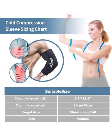 NEWGO Elbow Ice Pack - Cold Therapy Compression Sleeve for Tendonitis, Pain Relief & Inflammation - Buy Online on GoSupps.com