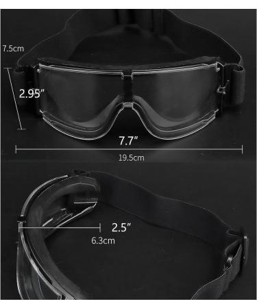 DoxiGlobal Airsoft Tactical Safety Goggles - Anti Fog UV Glasses with 3 Color Lenses for Paintball, Shooting, Hunting, Cycling, Military - Eye Protection - Buy Online on GoSupps.com