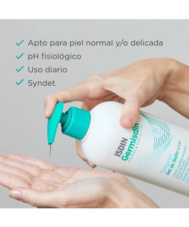 ISDIN Germisdin Original Bath Gel for daily cleansing that helps protect the skin and respects the barrier function. Pack of - Buy Online on GoSupps.com