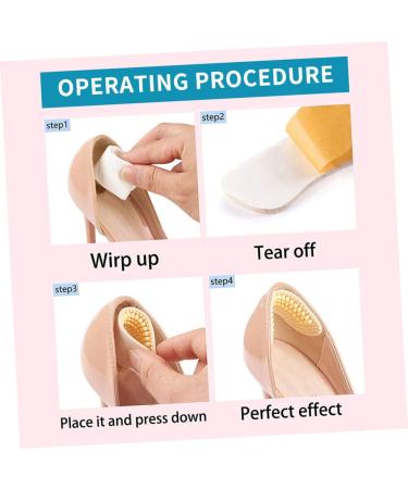 GLEAVI 3 Sets Self-Adhesive Heel Inserts & Gel Cushions - Ultimate Heel Protector & Comfort Pads for All-Day Support - Buy Online on GoSupps.com