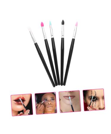FRCOLOR 5Pcs Silicone Eyeshadow Brushes & Makeup Applicators - Eye Blending Lipstick & Eyebrow Tools for Flawless Application - International Shipping - Buy Online on GoSupps.com