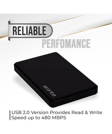 Storite Ultra Slim Portable External Hard Drive - 320GB - Black - Buy Online on GoSupps.com